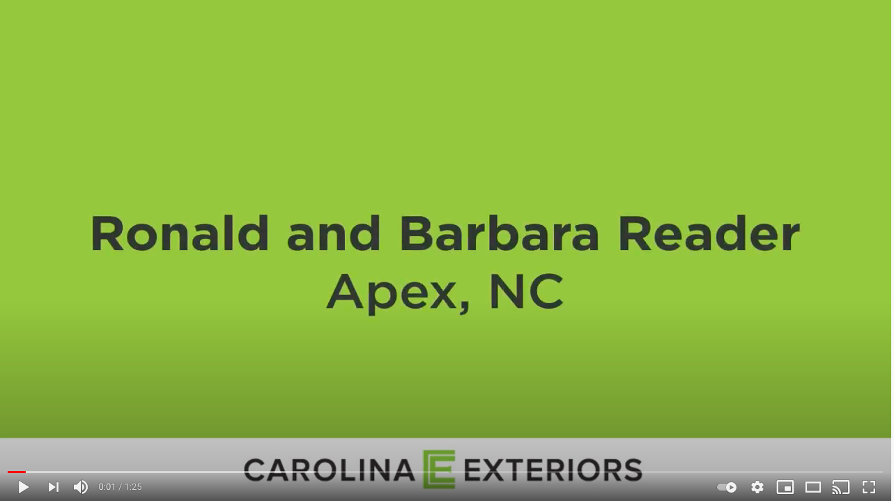 Apex, NC Homeowner Testimonial for James Hardie Siding, Gutters& Painting